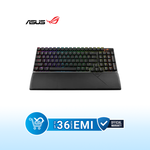 Asus ROG Strix Scope II 96 Wireless X901 Snow White Switch RGB Gaming Mechanical Keyboard - Image 3