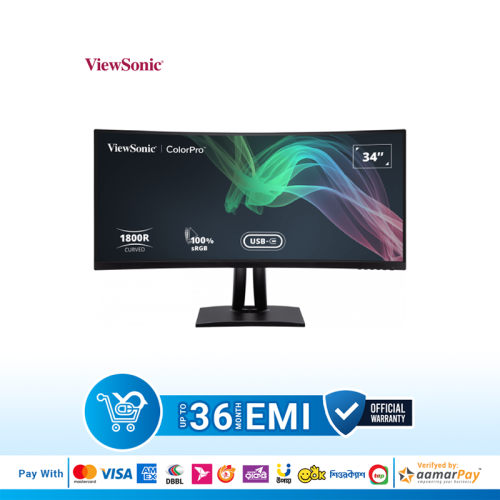 ViewSonic VP3481a ColorPro 34" UltraWide QHD Curved Monitor - Image 2